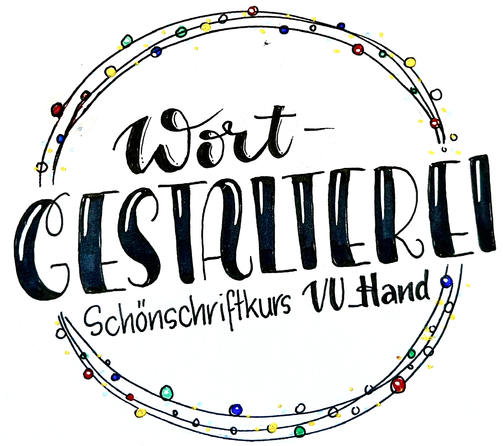 Lettering und Ferien